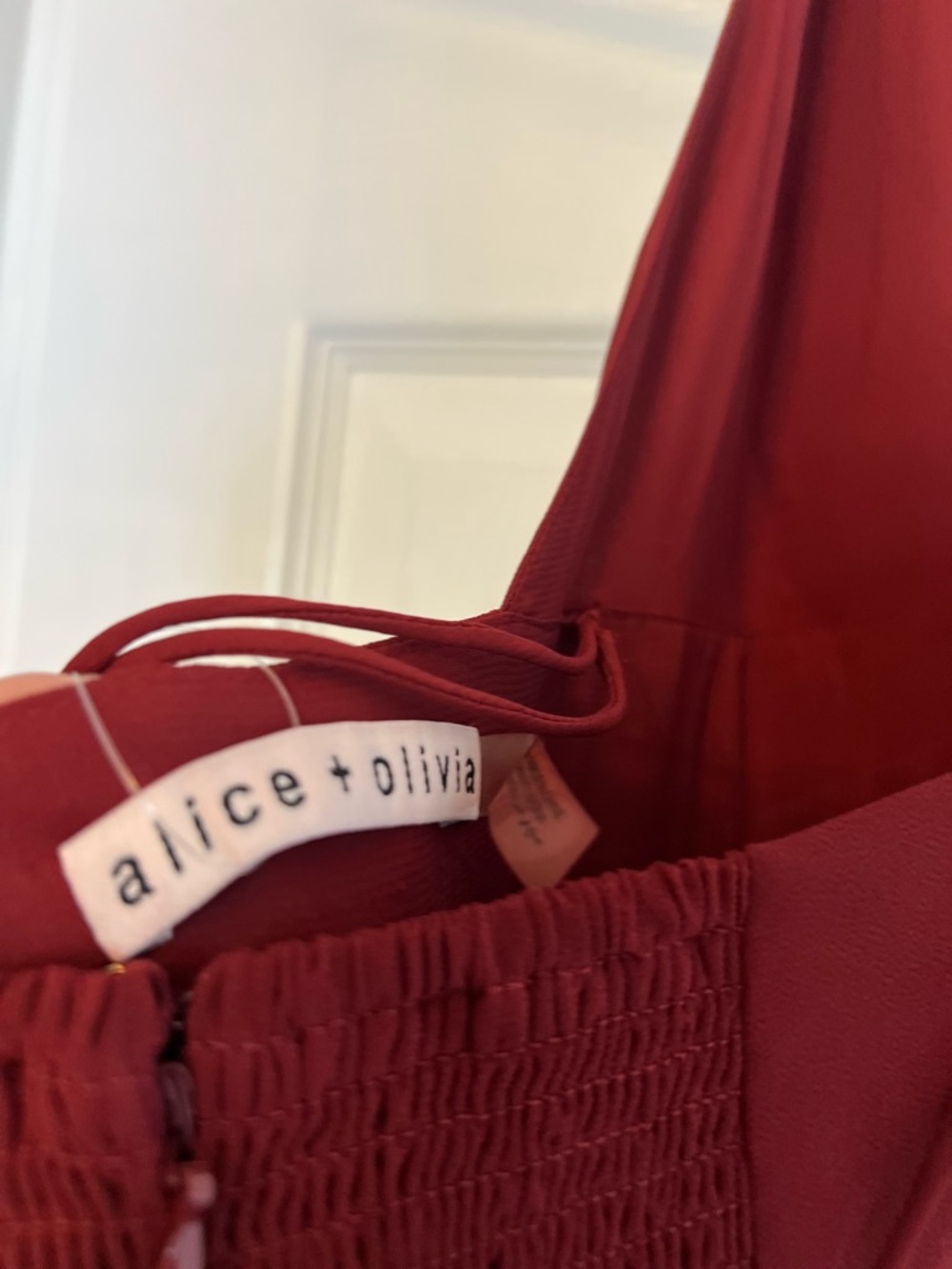 ALICE + OLIVIA Liana Tiered Ruffled Maxi Dress - Picture 11 of 11